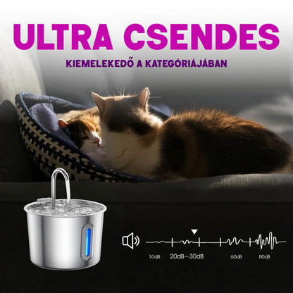 Ivókút - Segít, hogy cicád többet igyon, minden egyes nap
